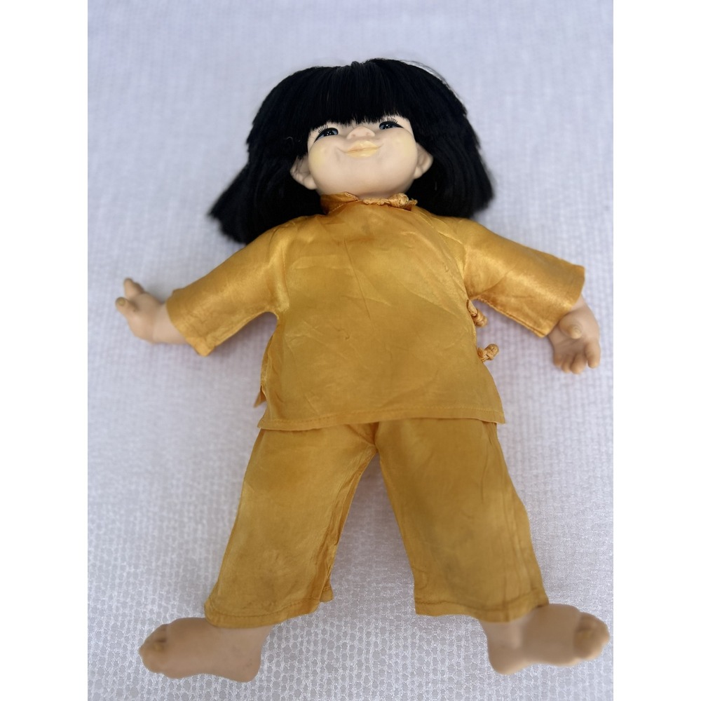Vintage Mikel  Miler Asian Baby Girl doll 13" Limited